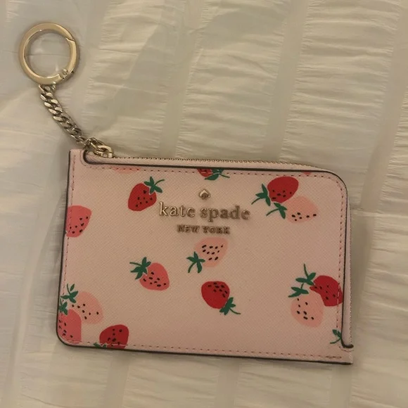 COPY - Kate Spade Pink Strawberry Key & Card Holder - Picture 4 of 4